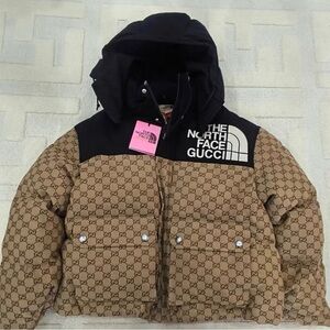 Gucci Brown and Black Puffer Jacket